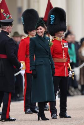 Kate Middleton at the Irish Guard's St.Patrick's Day Parade-stock-photo