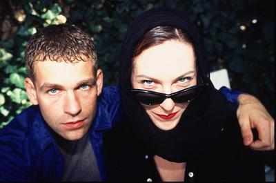 27/ Portrait 97: Rosenstolz, AnNa R. und Peter Plate, Lieder, Schnulzen, Pop-art, Musik, *** 27 Portrait 97 Rosenstolz,-stock-foto