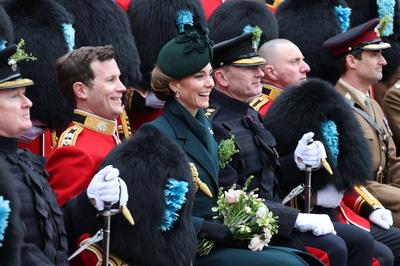 Kate Middleton at the Irish Guard's St.Patrick's Day Parade-stock-photo