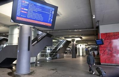 Rail Strike NMBS-SNCB-stock-foto