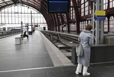 Rail Strike NMBS-SNCB-stock-foto