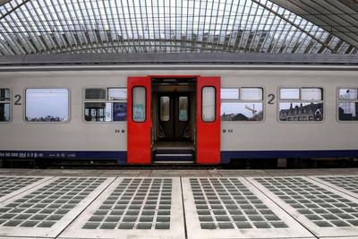 Rail Strike NMBS-SNCB-stock-foto