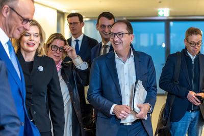 Statement der der CDU/CSU-stock-photo