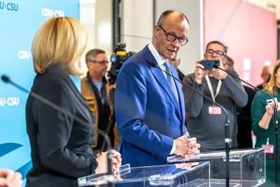 Statement der der CDU/CSU-stock-photo