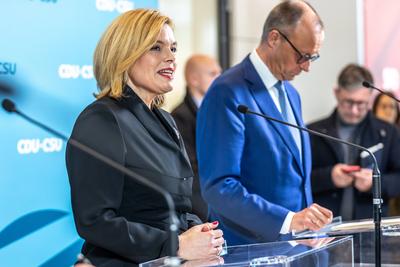 Statement der der CDU/CSU-stock-photo