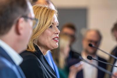 Statement der der CDU/CSU-stock-photo