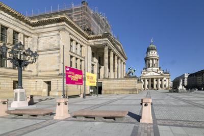 Gendarmenmarkt nach Wiederer?ffnung, Berlin, 17.03.2025-stock-photo