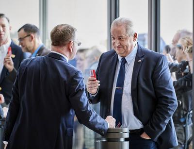 BT Abstimmung Grundgesetz?nderung-stock-foto