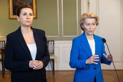 Ursula von der Leyen visits Denmark-stock-photo