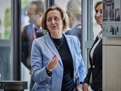 BT Abstimmung Grundgesetz?nderung - Beatrix von Storch-stock-foto