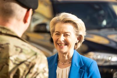 Ursula von der Leyen visits Denmark-stock-photo