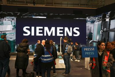 News Bilder des Tages Hannover Messe Industrie 2024 DEU, Deutschland, Niedersachsen, Hannover, 21.04.2024: Presse Highli-stock-foto