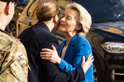 Ursula von der Leyen visits Denmark-stock-photo
