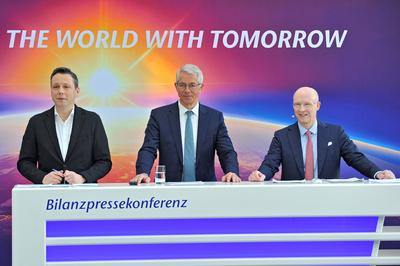 Fraport AG - Bilanzpressekonferenz.-stock-foto