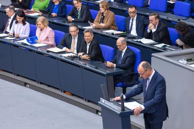 214. Sitzung des Bundestages am 18. M?rz 2025.-stock-foto