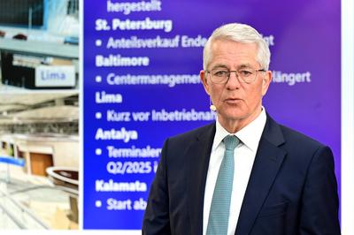 Fraport AG - Bilanzpressekonferenz.-stock-foto