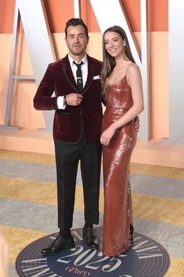 Justin Theroux, Nicole Brydon Bloom-stock-photo