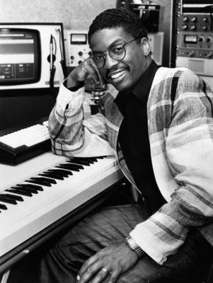Publicity photo of Herbie Hancock, circa 1985 Cinema Publishers Collection - No Release - For Editorial Use Only. Holly-stock-foto