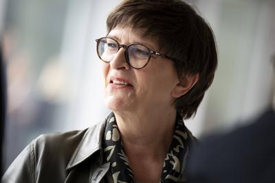 Bundestag, Saskia Esken, Parteivorsitzende, SPD-stock-foto