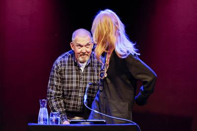 Dietmar B?r, Esther Schweins-stock-photo
