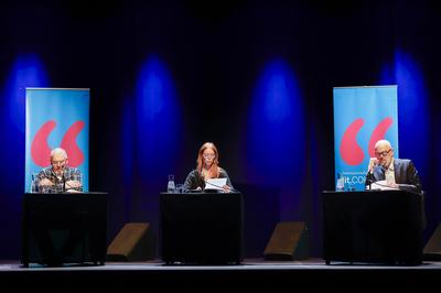 Dietmar B?r, Esther Schweins, Thomas B?hm-stock-photo