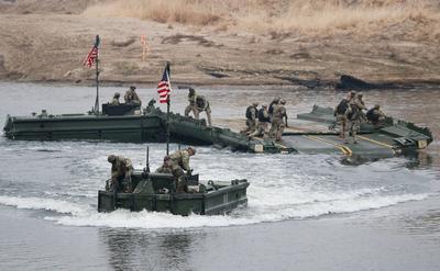 US and South Korea military exercises in South Korea-stock-foto
