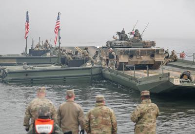 US and South Korea military exercises in South Korea-stock-foto