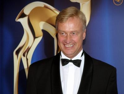 Ole von Beust (GER/CDU/Erster B?rgermeister von Hamburg) ist optimistisch anl?sslich der Bambi-Verleihung 2004 in Hambu-stock-foto