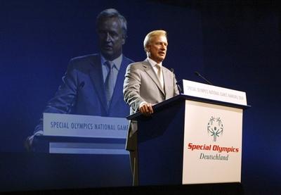 Ole von Beust (GER/CDU/Erster B?rgermeister Hamburg) w?hrend seiner Rede anl?sslich der Er?ffnungsfeier zu den  Special-stock-foto