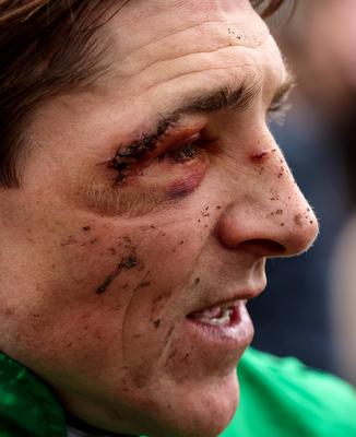 Harry Skelton after winning with The New Lion 12/3/2025-stock-photo