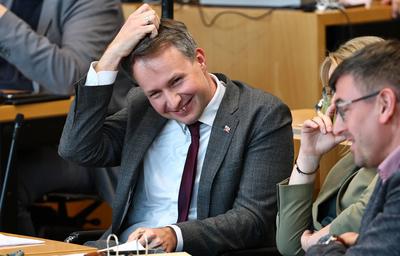 Plenum Thueringer Landtag-stock-foto