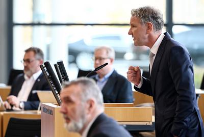 Plenum Thueringer Landtag-stock-foto