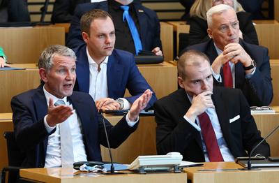 Plenum Thueringer Landtag-stock-foto