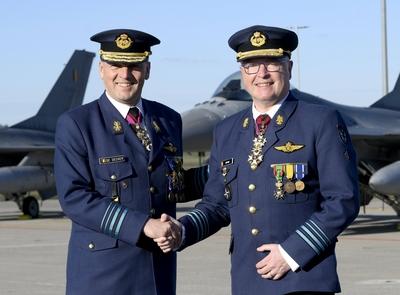 New Belgian Commander Of Air & Space Component-stock-foto