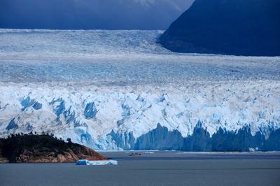 El Calafate, Patagonien, Argentinien - Perito Moreno Gletcher im Nationalpark Los Glaciares. Der Perito Moreno Gletscher-stock-photo