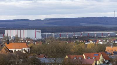 Kaufland Betriebsversammlung-stock-foto