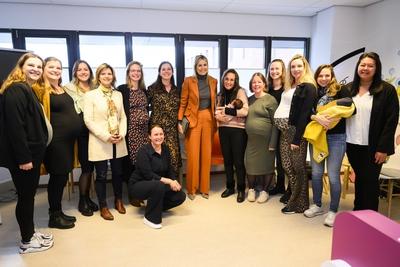 Queen M?xima visits Promising Start Zeist, ZEIST, The Netherlands-stock-foto
