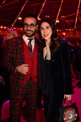 Judith Williams mit Ehemann Alexander Klaus Stecher / Circus Krone / 1. Winterprogramm / Freestyle / Manege / KroneBau /-stock-foto