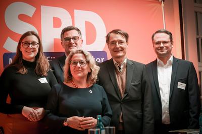 Neujahrsempfang der SPD M?nster.-stock-foto