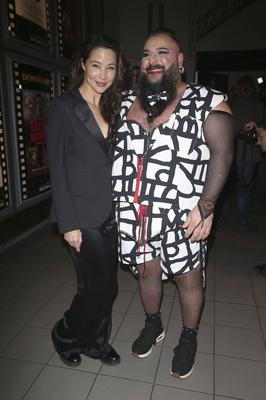 Laurine Price und Gast-stock-foto