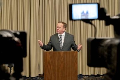 Ukraine Defense Contact Group meeting Ramstein-stock-foto