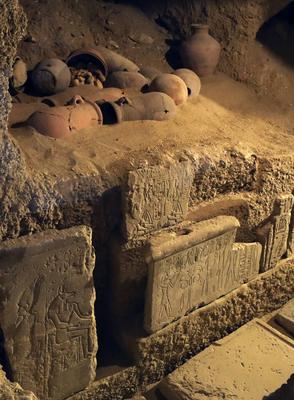 New archaeological discovery in Luxor, Egypt-stock-photo