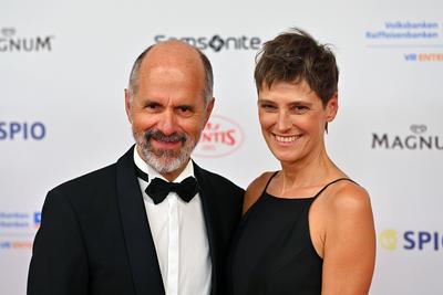49.Deutscher Filmball-Roter Teppich-stock-foto