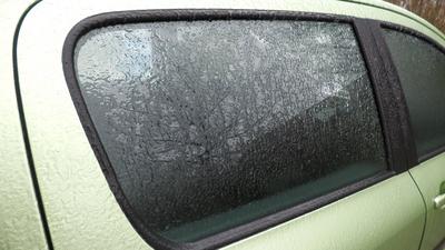 Blitzeisalarm in Bayern! Eine gef?hrliche Wetterfront zieht aktuell ?ber dem Osten hinweg. Vor allem in Bayern gab es zu-stock-foto