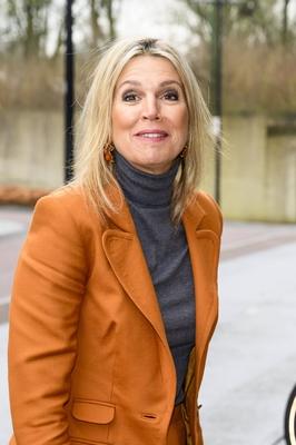Queen M?xima visits Promising Start Zeist, ZEIST, The Netherlands-stock-photo