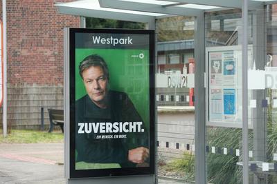 14.01.2025 Dortmund, Die Parteien haben ihre Plakataktionen begonnen. Plakate der SPD, CDU, FDP, Die Gr?nen, Volt und ML-stock-foto