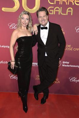 Sissy Metzschke, Lars-Christian Karde-stock-foto