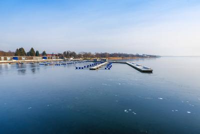 Winterwetter in Brandenburg-stock-foto