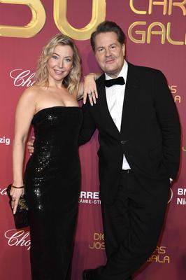 Sissy Metzschke, Lars-Christian Karde-stock-foto