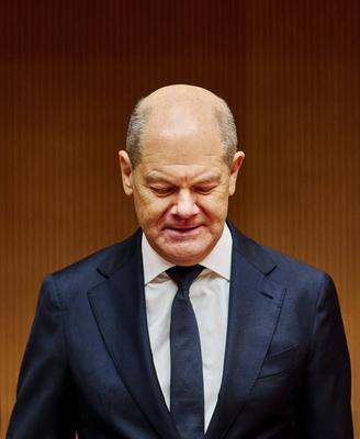 U-Ausschuss zu Atomausstieg: Olaf Scholz-stock-foto